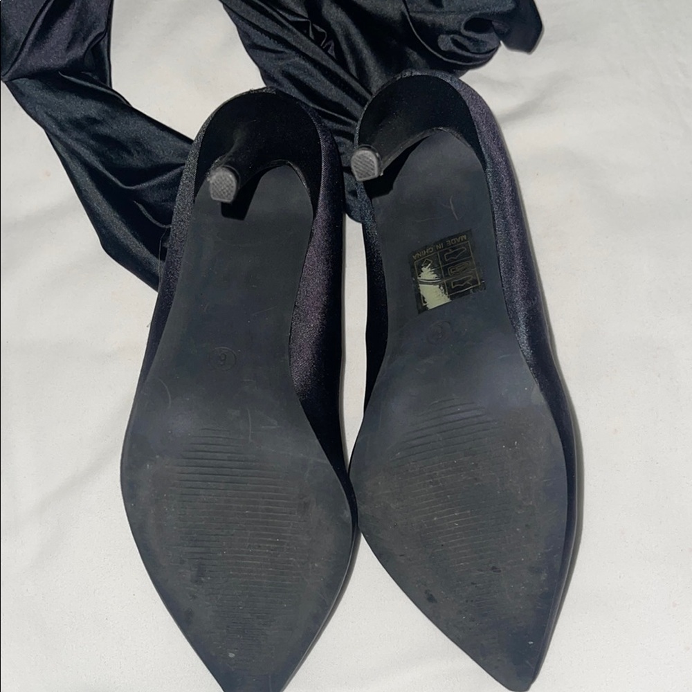 Women’s Boot leggings NWOT size 6 4 inch heel - Picture 4 of 4